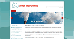 Desktop Screenshot of leman-instruments.com